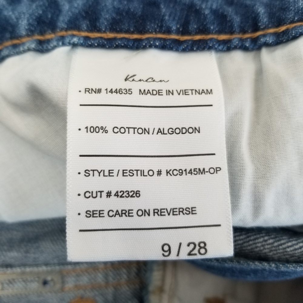 KanCan High Rise Denim Shorts 9/28 NWT - Picture 3 of 7
